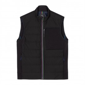 елек,мъжки,якета,ps,paul,smith,patch,stripe,gilet,black