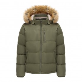 Поларено яке SoulCal Mens 2 Zip Bubble Faux Fur Trim Fleece Lined Short Puffer Jacket - Khaki поларено,яке,мъжки,якета,мъжки,якета,и,палта,размер+,soulcal,mens,2,zip,bubble,faux,fur,trim,fleece,lined,short,puffer,jacket,khaki