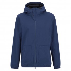 Barbour Mens Riverdale Showerproof Hooded Long Sleeve Rain Anorak - Dark Denim BL71 мъжки,якета,barbour,men,s,riverdale,showerproof,hooded,long,sleeve,rain,anorak,dark,denim,bl71