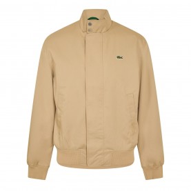 яке,облекла,на,разпродажба,мъжки,якета,lacoste,men's,twill,cotton,long,sleeve,harrington,jacket,beige,02s
