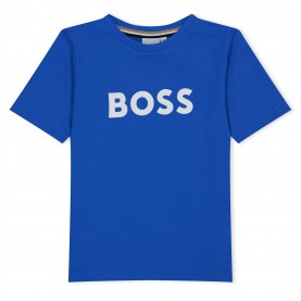 юношеска,тениска,детски,облекла,boss,logo,t,shirt,juniors,blue,846