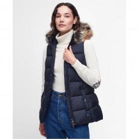 елек,дамски,якета,и,палта,barbour,women's,midhurst,faux,fur,trim,hooded,full,zip,gilet,navy