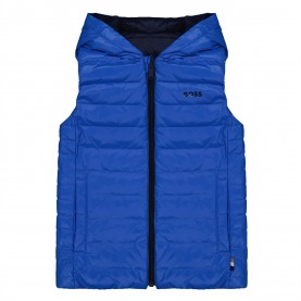 юношески,елек,детски,облекла,boss,reversible,logo,gilet,juniors,navy,846