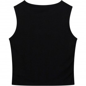 Guess Kids Logo Tank Vest - Jet Black JBLK guess,kids,logo,tank,vest,jet,black,jblk