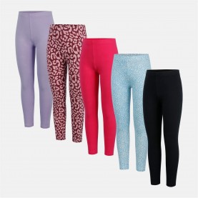 клин,детски,3/4,панталони,детски,облекла,miso,miso,5pk,leggings,jn62,black,pink
