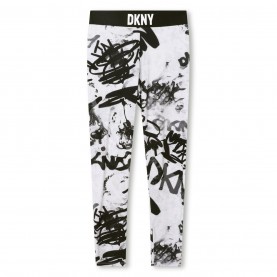 юношески,клин,детски,облекла,dkny,logo,leggings,juniors,wht,blk,n50