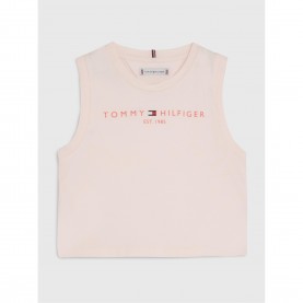 Юношески потник Tommy Hilfiger Essential Sleeveless Tank Top Juniors - Faint Pink юношески,потник,tommy,hilfiger,essential,sleeveless,tank,top,juniors,faint,pink