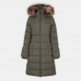 яке,дамски,якета,и,палта,barbour,women's,rosoman,water,resistant,hooded,short,puffer,jacket,dusty,green