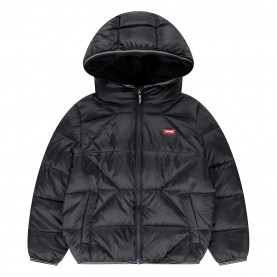 яке,детски,3/4,панталони,levis,kids',insulated,long,sleeve,short,puffer,jacket,black,023