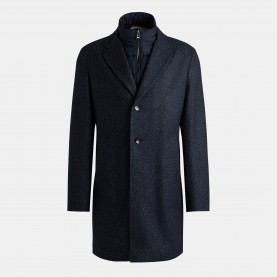Boss Mens H-Hyde-Bib-234 Black Structured Peacoat - Dark Blue 404 мъжки,якета,boss,men,s,h,hyde,bib,234,black,structured,peacoat,dark,blue,404