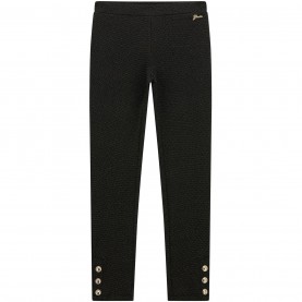 юношески,клин,детски,облекла,guess,jacquard,leggings,juniors,black,gold,f9mw