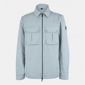 Риза с дълъг ръкав BELSTAFF Men's Stride Zip Collar Long Sleeve Overshirt - Quarry Blue риза,с,дълъг,ръкав,облекла,на,разпродажба,мъжки,якета,belstaff,men's,stride,zip,collar,long,sleeve,overshirt,quarry,blue