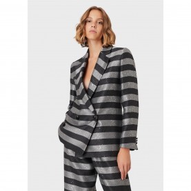 дамски,якета,и,палта,emporio,armani,emporio,l,strps,blzr,ld99,gry,blk,strp