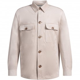 Boss Mens C-Carper-Os-244 01 Overshirt - Open White 131 мъжки,якета,boss,men,s,c,carper,os,244,01,overshirt,open,white,131