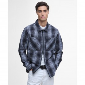 Риза с дълъг ръкав Barbour International Men's Arne Cotton Long Sleeve Full Zip Overshirt - Black BK11 риза,с,дълъг,ръкав,мъжки,якета,barbour,international,men's,arne,cotton,long,sleeve,full,zip,overshirt,black,bk11