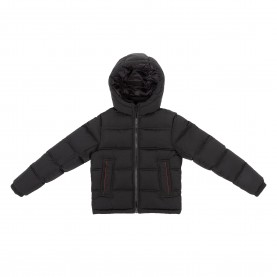 яке,детски,якета,и,палта,firetrap,kids,windproof,water,resistant,hooded,long,sleeve,short,puffer,jacket,black
