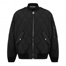 анорак,мъжки,якета,palm,angels,men's,monogram,stand,collar,long,sleeve,parka,black,white