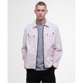 Риза с дълъг ръкав Barbour International Men's Hayden Cotton Long Sleeve Zip Overshirt - Quartz Pink риза,с,дълъг,ръкав,облекла,на,разпродажба,мъжки,якета,barbour,international,men's,hayden,cotton,long,sleeve,zip,overshirt,quartz,pink