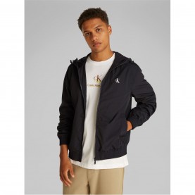 мъжки,якета,calvin,klein,jeans,nylon,hooded,windbreaker,ck,black