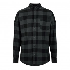 облекла,на,разпродажба,мъжки,якета,palm,angels,classic,logo,check,overshirt,black,white