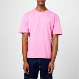 тениска,мъжки,пижами,hugo,men's,relaxed,short,sleeve,pyjama,t,shirt,medium,pink,661