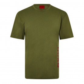 тениска,мъжки,пижами,hugo,men's,relaxed,short,sleeve,pyjama,t,shirt,open,green,386