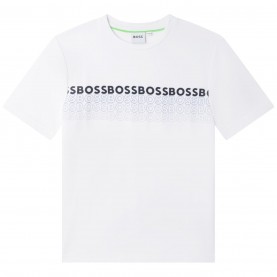 детска,тениска,детски,облекла,boss,boss,logo,t,shirt,junior,boys,white,10p