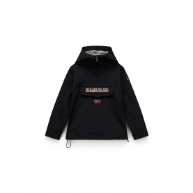 Napapijri Kids Rainforest Stormy Weather Weather-Resistant Rain Anorak - Black 041 napapijri,kids,rainforest,stormy,weather,weather,resistant,rain,anorak,black,041