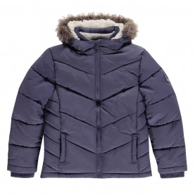 детско,яке,детски,якета,и,палта,soulcal,2,zip,bubble,jacket,junior,girls,purple
