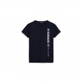 Детска тениска Napapijri Unisex Kids' Hudson Regular Fit T-Shirt - Navy 176 детска,тениска,детски,3/4,панталони,napapijri,unisex,kids',hudson,regular,fit,t,shirt,navy,176