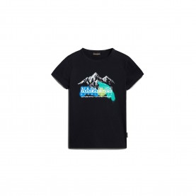 детска,тениска,napapijri,unisex,kids,liard,t,shirt,black,041
