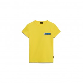Детска тениска Napapijri Unisex Kids' Liard Regular Fit T-Shirt - Yellow Y1K детска,тениска,детски,3/4,панталони,napapijri,unisex,kids',liard,regular,fit,t,shirt,yellow,y1k