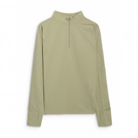 горнище,с,цип,облекла,на,разпродажба,мъжко,фитнес,облекло,4f,4f,zip,training,top,sn54,olive