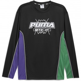 Фланелка с дълъг ръкав Puma Mens Hoopaverse Shooting Long Sleeve Performance Gym Top - Black фланелка,с,дълъг,ръкав,мъжки,потници,мъжки,тениски,мъжки,блузи,с,яка,мъжко,фитнес,облекло,лека,атлетика,puma,men,s,hoopaverse,shooting,long,sleeve,performa