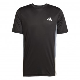 тениска,разпродажба,adidas,лека,атлетика,мъжко,фитнес,облекло,всички,фитнес,облекла,adidas,train,essentials,colourblock,t,shirt,adults,black