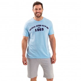 тениска,с,къс,ръкав,мъжко,фитнес,облекло,golds,gym,crew,nk,tee,sn00,sky,navy