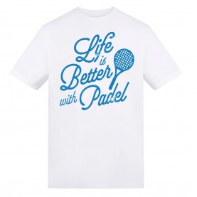AWD Adults Printed Padel Tee - Life With Padel мъжки,горнища,размер+,падел,тенис,awd,adults,printed,padel,tee,life,with,padel