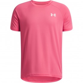 Юношеска тениска Under Armour Tech™ 2.0 Short Sleeve T-Shirt Juniors - Super Pink юношеска,тениска,разпродажба,under,armour,детски,3/4,панталони,детски,тениски,лека,атлетика,всички,фитнес,облекла,детски,облекла,under,armour,tech™,2