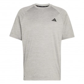 Тениска Adidas Tech Ess Tee Sn99 - GreyMarl/Black тениска,мъжки,потници,мъжки,блузи,с,яка,мъжко,фитнес,облекло,лека,атлетика,adidas,tech,ess,tee,sn99,greymarl,black
