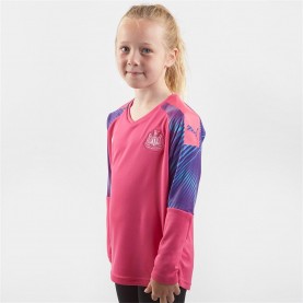 Юношеско вратарско горнище Puma Newcastle United 19/20 Away Goalkeepers Shirt Youths - Fuchsia Purple юношеско,вратарско,горнище,детски,футболни,фланелки,футболни,фланелки,puma,newcastle,united,19,20,away,goalkeepers,shirt,youths,fuchsia,purple