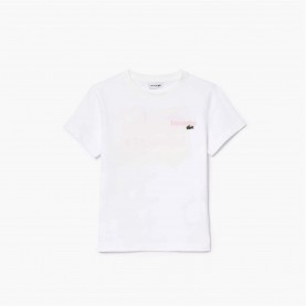 юношеска,тениска,детски,облекла,lacoste,graphic,t,shirt,juniors,white,001