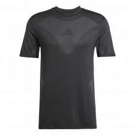 мъжка,тениска,горнища,за,физическо,мъжко,фитнес,облекло,adidas,gym+,seamless,tee,mens,black,grey