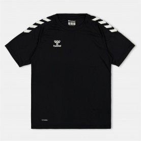 Тениска Hummel Kids' Short-Sleeve Performance T-Shirt - Black тениска,горнища,за,физическо,час,по,физическо,детски,тениски,облекла,с,футболна,тема,футболни,горнища,всичко,за,футбола,на,разпродажба,детски,облекла,humme