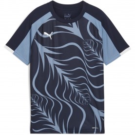 Детска тениска Puma Unisex Kids Individual Liga Graphic Short Sleeve Performance T-Shirt - Puma Navy детска,тениска,детски,тениски,футбол,футболни,горнища,puma,unisex,kids,individual,liga,graphic,short,sleeve,performance,t,shirt,puma,navy