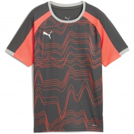 Детска тениска Puma Individualliga Graphic Jersey Jr T-Shirt Unisex Kids - SGry-Wht-GlwRd детска,тениска,детски,тениски,футбол,футболни,горнища,puma,individualliga,graphic,jersey,jr,t,shirt,unisex,kids,sgry,wht,glwrd