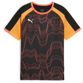 Детска тениска Puma Individualliga Graphic Jersey Jr T-Shirt Unisex Kids - Black-Glowing детска,тениска,детски,тениски,футбол,футболни,горнища,puma,individualliga,graphic,jersey,jr,t,shirt,unisex,kids,black,glowing