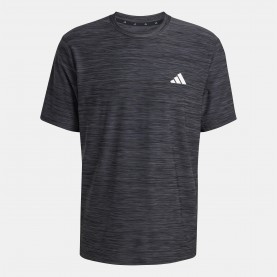 Мъжка тениска adidas Train Essentials Stretch Training T-Shirt Mens - DkGreyMarl/Blk мъжка,тениска,мъжки,потници,мъжки,блузи,с,яка,мъжки,тениски,мъжко,фитнес,облекло,лека,атлетика,adidas,train,essentials,stretch,training,t,shirt,mens,dkgrey