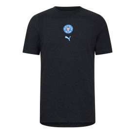 Тениска Puma Mens Blank Tee Holstein Kiel Short Sleeve Performance T-Shirt - Gray/White/Blue тениска,мъжки,тениски,мъжки,потници,мъжки,блузи,с,яка,футбол,футболни,горнища,puma,men,s,blank,tee,holstein,kiel,short,sleeve,performance,t,shirt,gray,whit