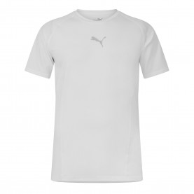 Мъжка тениска Puma Liga Baselayer Tee Ss T-Shirt Mens - White мъжка,тениска,мъжки,тениски,мъжки,блузи,с,яка,мъжки,потници,футбол,футболни,горнища,puma,liga,baselayer,tee,ss,t,shirt,mens,white