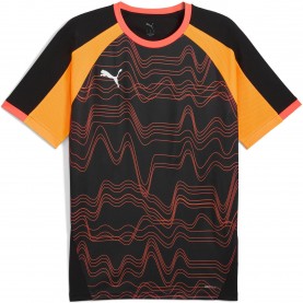 Мъжка тениска Puma Individualliga Graphic Jersey T-Shirt Mens - Black/Glowing мъжка,тениска,мъжки,потници,мъжки,тениски,мъжки,блузи,с,яка,футбол,футболни,горнища,puma,individualliga,graphic,jersey,t,shirt,mens,black,glowing